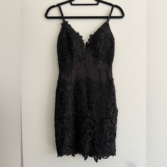 Black Lace Dress - Picture 1 of 3
